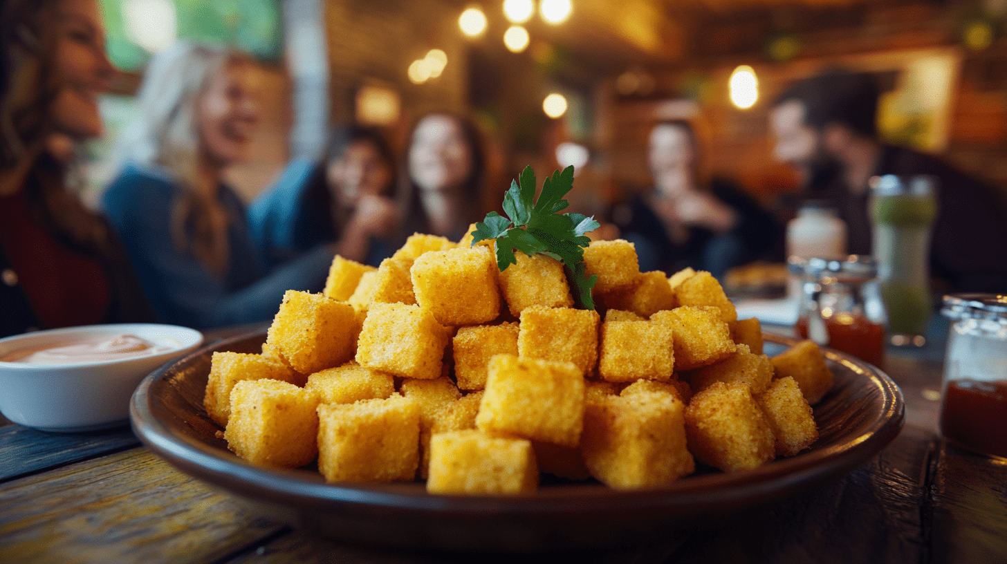 polenta em cubos para dieta