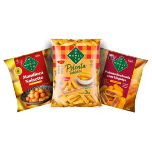 Polenta em embalagens momil produtos momil