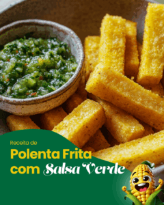 Descubra como preparar polenta para fritar com salsa verde usando Polenta Palito Momil. Uma receita crocante, fácil e cheia de sabor!